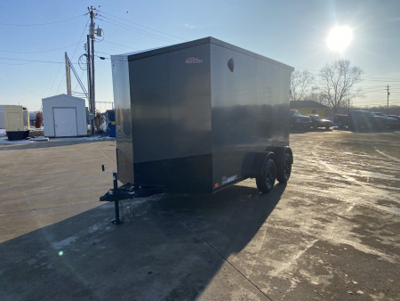 New United 12' UJ V-Nose Enclosed Cargo Trailer
