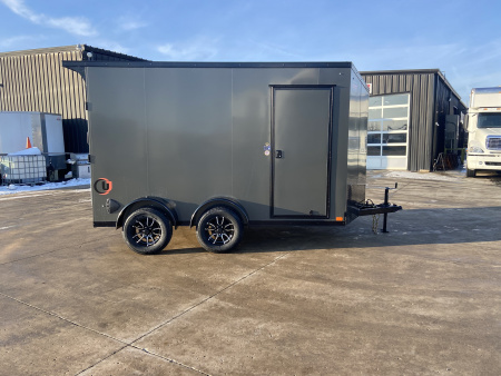 New United 12' UJ V-Nose Enclosed Cargo Trailer