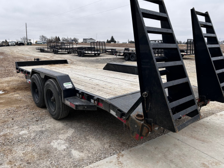 Used 2023 Rice Trailers 82X20 Rice HD 16K GVWR Equipment Trailer