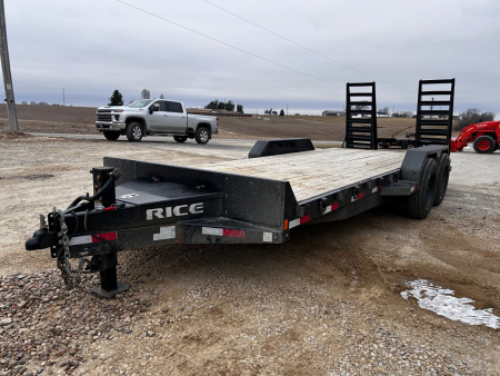 Used 2023 Rice Trailers 82X20 Rice HD 16K GVWR Equipment Trailer