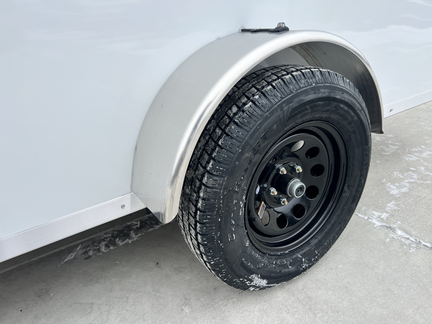 New 2026 Bighorn R&M 6x12 + 2V 6 inches Taller 78” Enclosed Rear Ramp Cargo Trailer