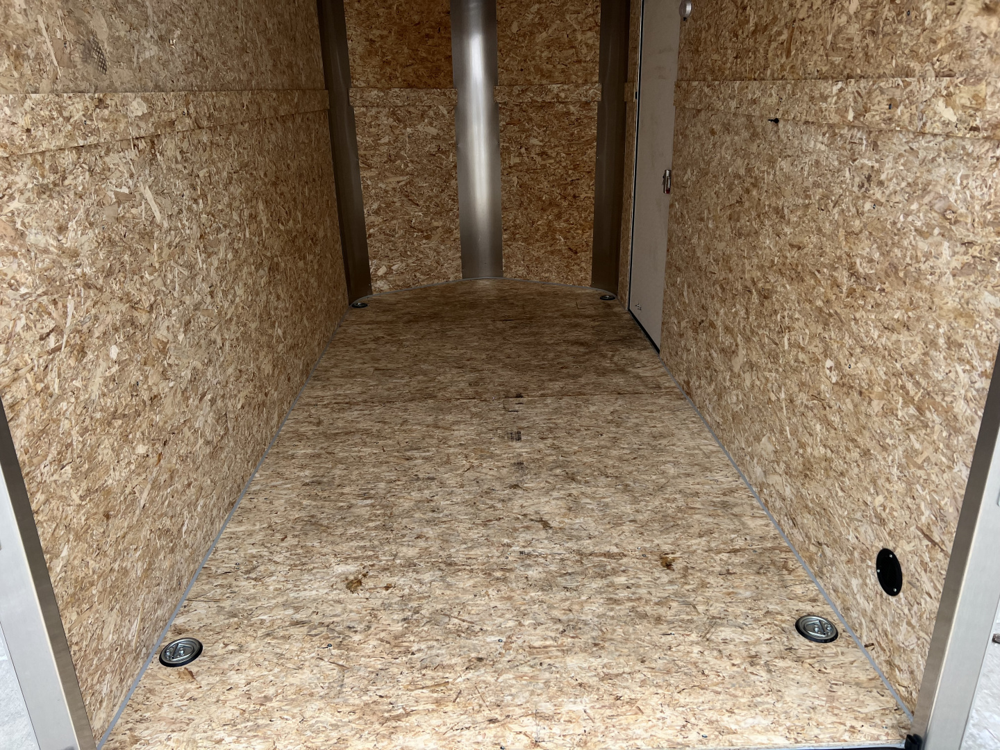 New 2026 Bighorn R&M 6x12 + 2V 6 inches Taller 78” Enclosed Rear Ramp Cargo Trailer