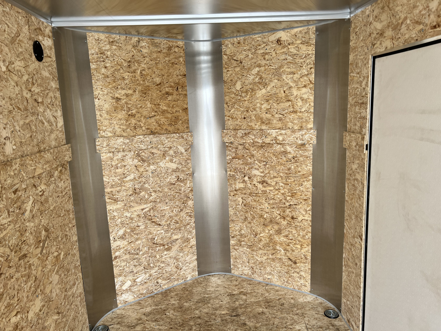 New 2026 Bighorn R&M 6x12 + 2V 6 inches Taller 78” Enclosed Rear Ramp Cargo Trailer