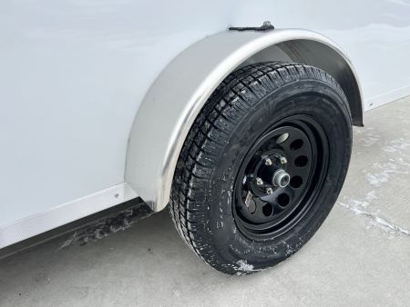 New 2026 Bighorn R&M 6x12 + 2V 6 inches Taller 78” Enclosed Rear Ramp Cargo Trailer