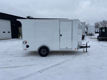 New United 12' UJ V-Nose Enclosed Cargo Trailer