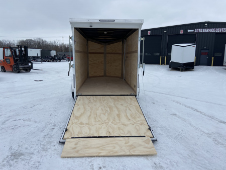 New United 12' UJ V-Nose Enclosed Cargo Trailer