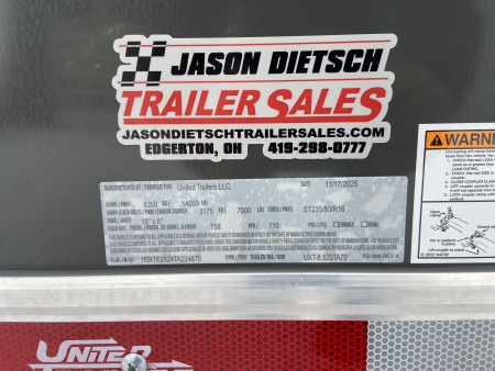 New 2026 United UXT 8.5X20Cargo Enclosed Trailer