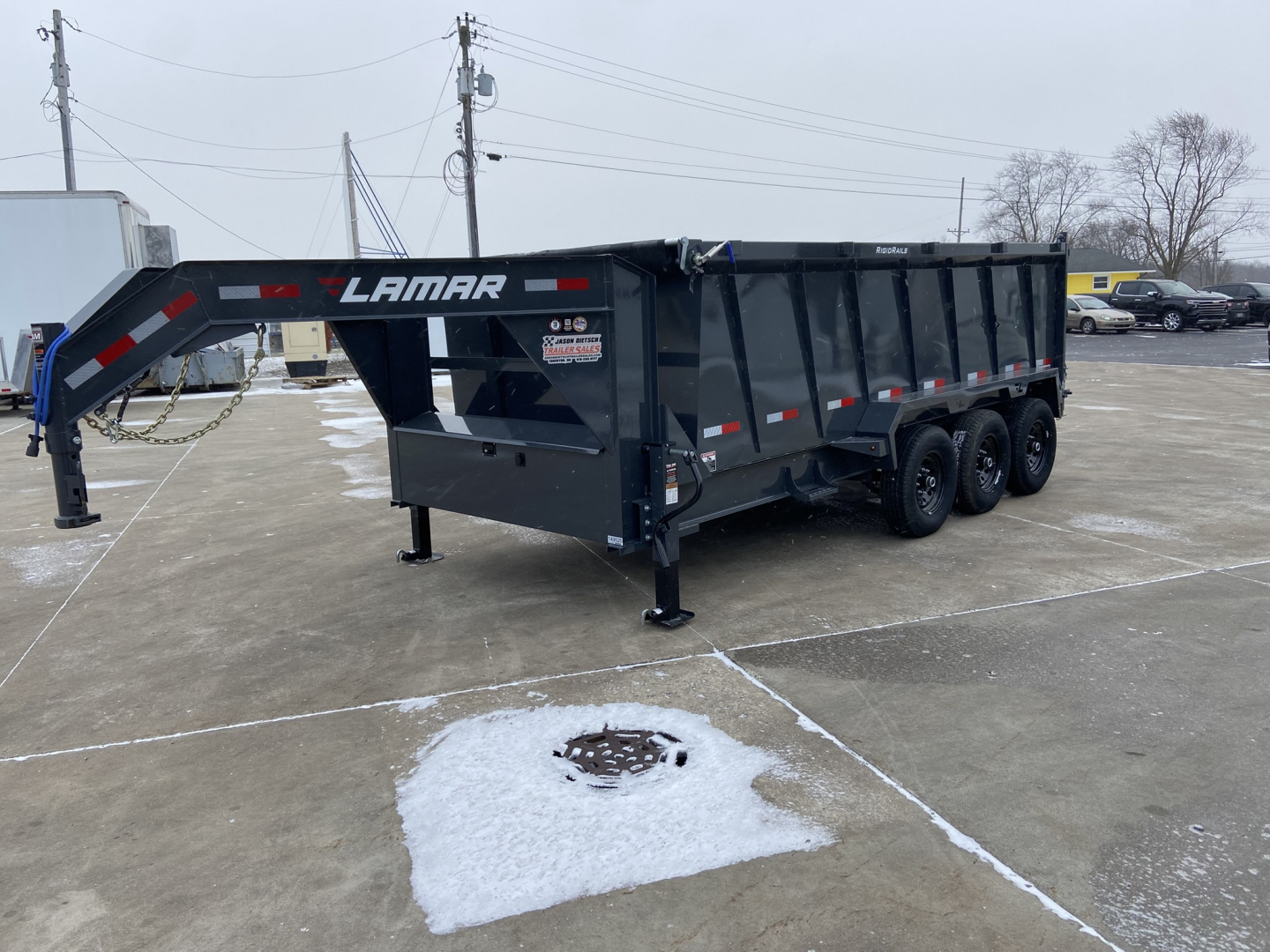 New 83" X 16' DL - 21K Low-Pro Dump