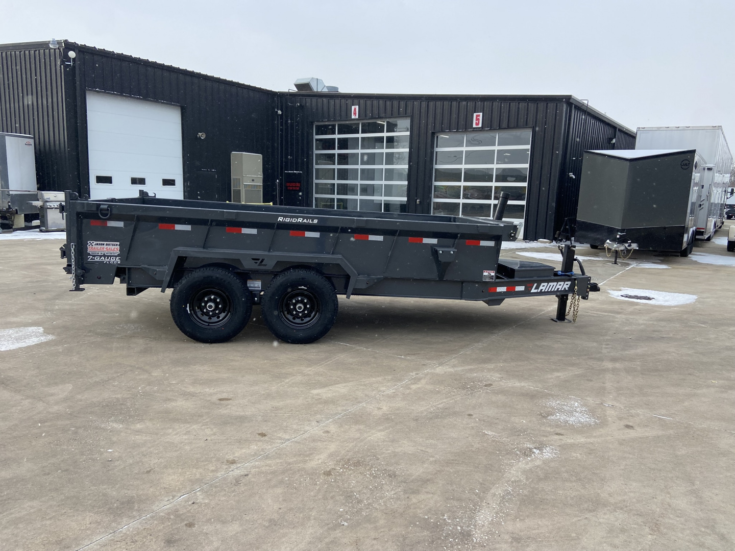 New 83" x 14' DT - 14K Telescopic Dump