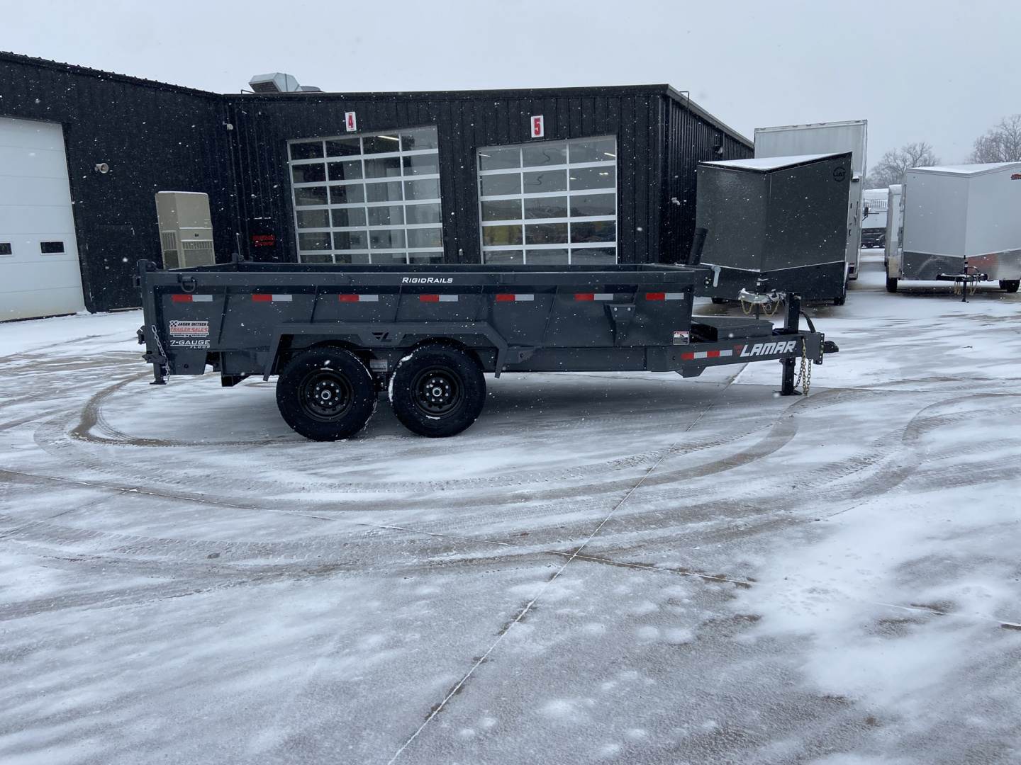 New 83" x 14' DT - 14K Telescopic Dump