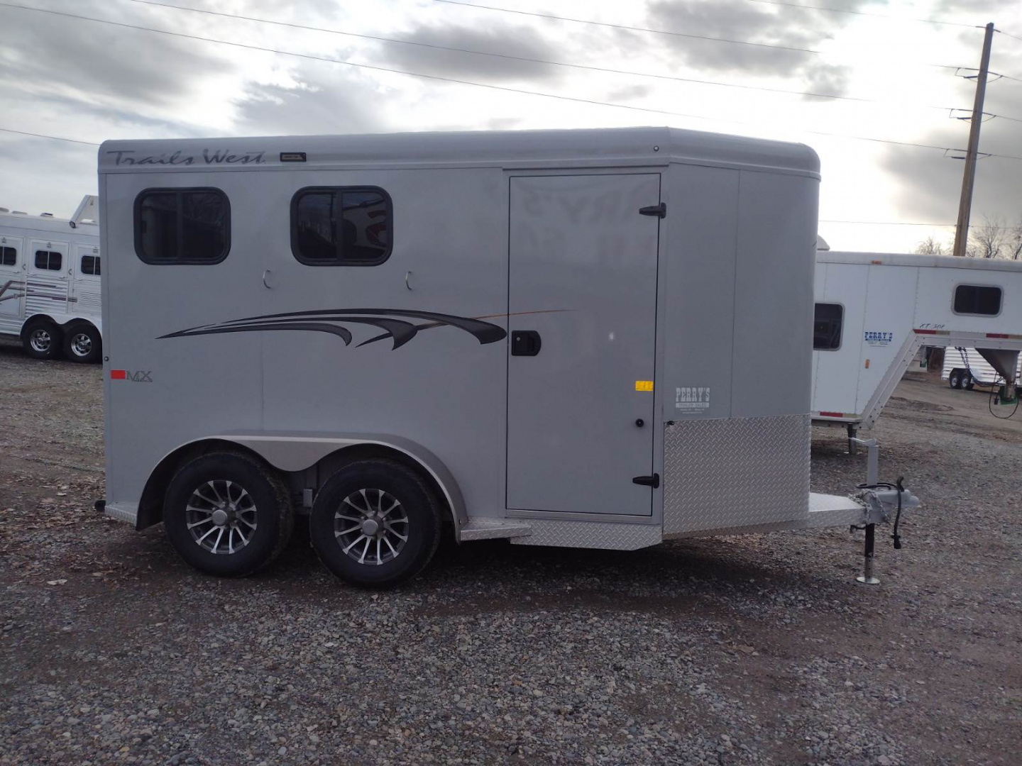 New 2026 Trails West adventure 2 Horse Trailer