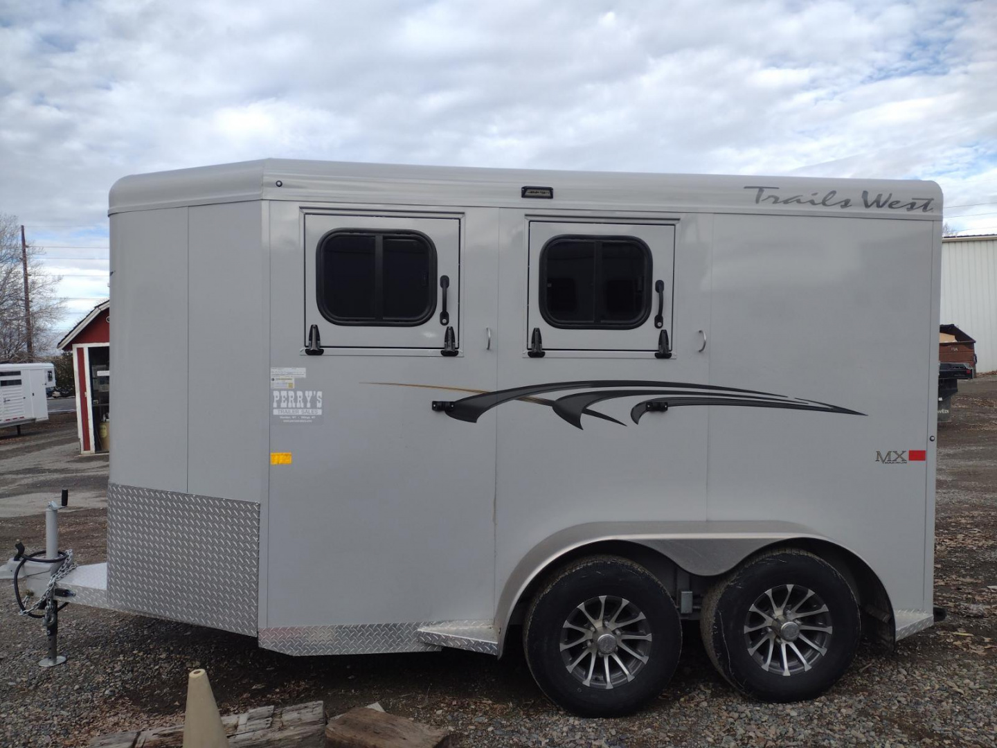 New 2026 Trails West adventure 2 Horse Trailer