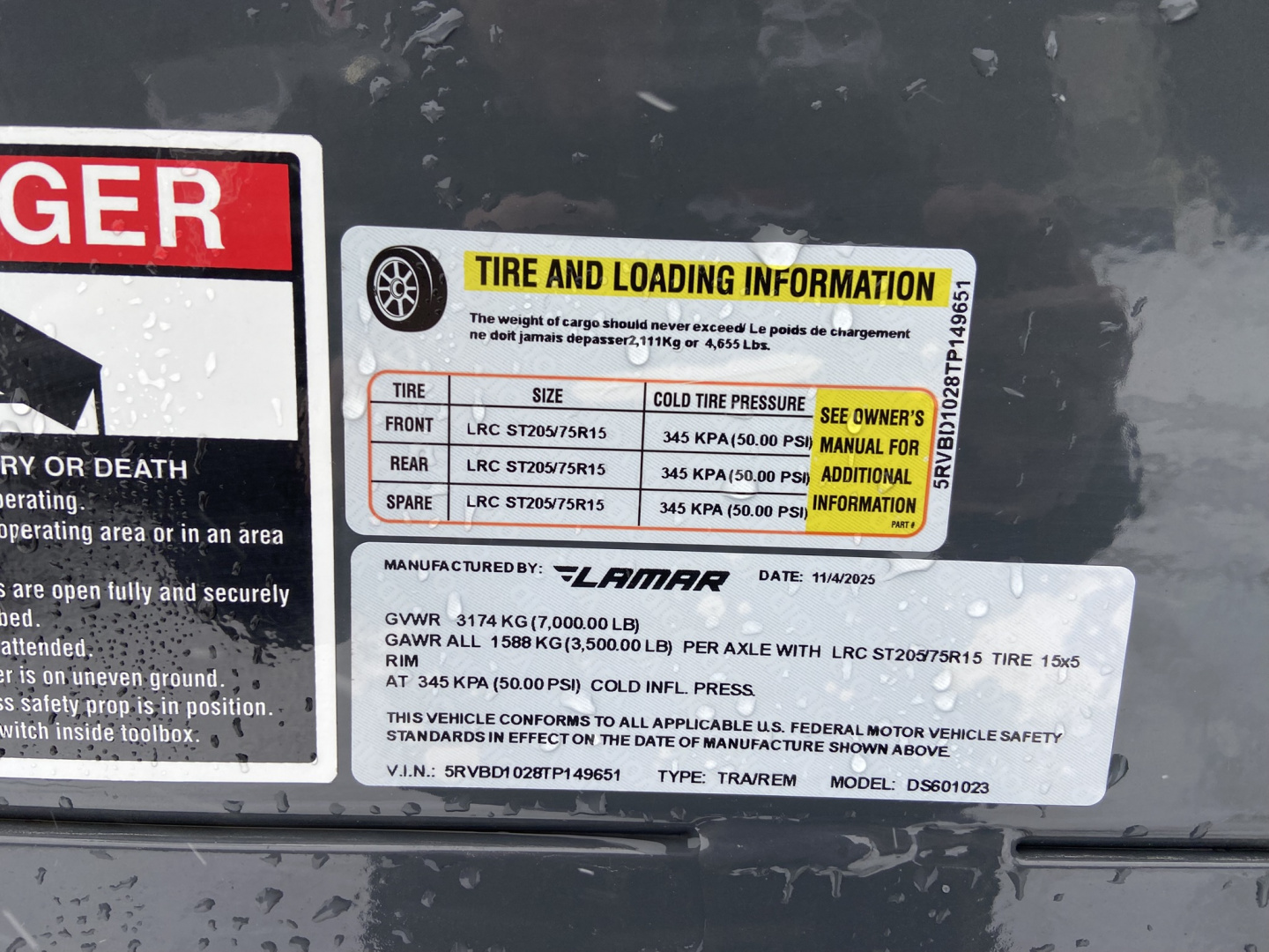 New 60" X 10' DS - 7K Mini Dump - Tandem Axle