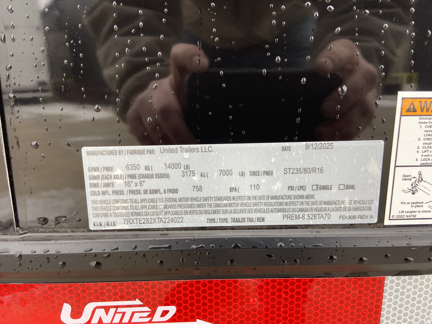 New 2026 United PREM 8.5X28 Racing Trailer