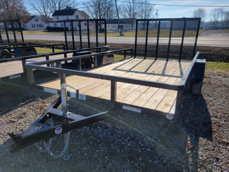 New 2026 Sure-Trac 7x14 Tube Top 3k Idler Utility Trailer