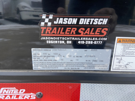 New 2026 United LIM 8.5X28 Racing Trailer