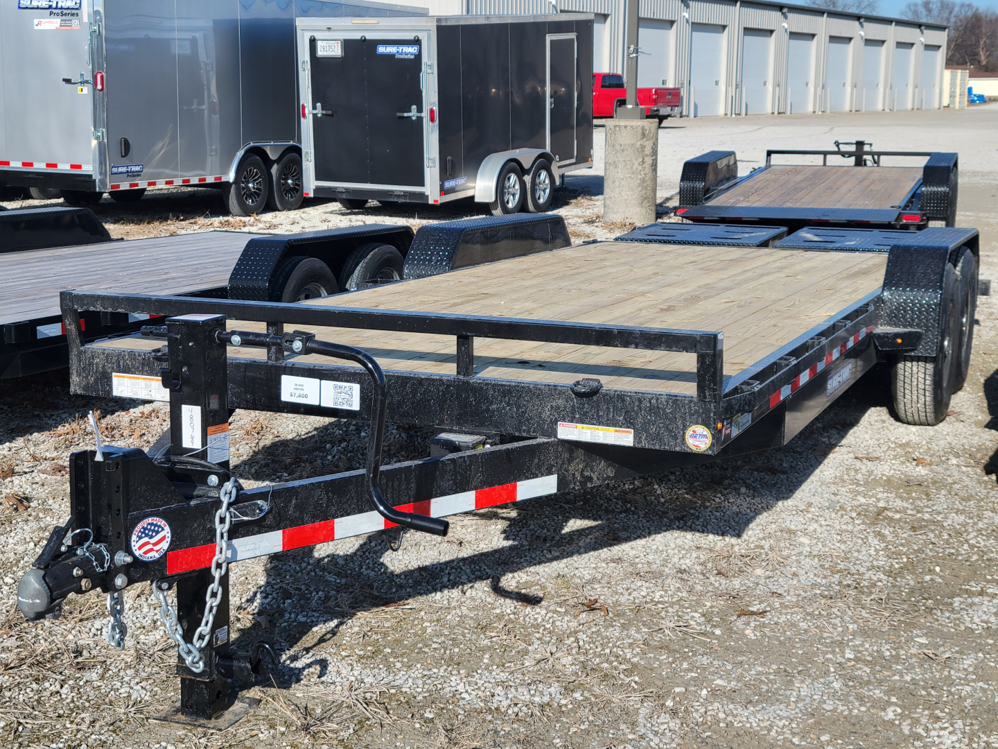 New 2026 Sure-Trac 7x20 (17+3) Universal Ramp Equipment Trailer Equipment Trailer