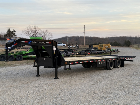 New 2026 Load Trail GL 102X32 Flatbed Trailer / 2 HYD DISC BRAKES / 14 PLY / 12' HYDRAULIC DOVETAIL / HYDRAULIC JACKS / RATCHETS ADJUSTABLE W/TRACK / TUFF WIRELESS REMOTE / 25.9K GVWR