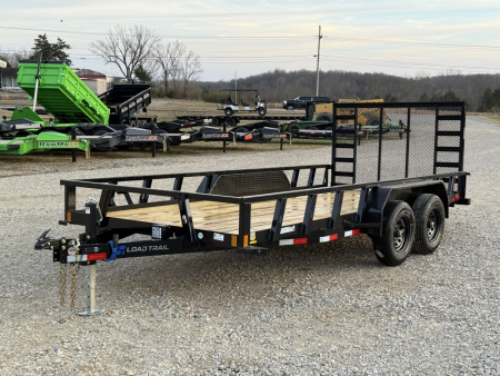 New 2026 Load Trail UE 83X16 Utility Trailer / 4' FOLD GATE / 9990LBS GVWR