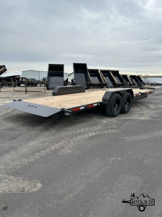 New 2025 Summit Denali Pro 7x22 16/6 14k Split Deck Tilt Equipment Trailer