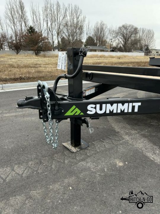 New 2025 Summit Denali Pro 7x22 16/6 14k Split Deck Tilt Equipment Trailer