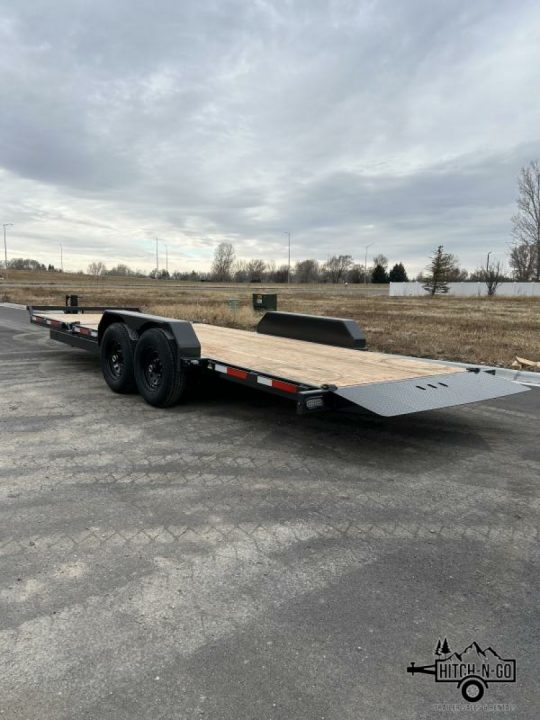 New 2025 Summit Denali Pro 7x22 16/6 14k Split Deck Tilt Equipment Trailer