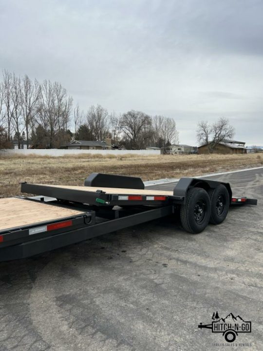 New 2025 Summit Denali Pro 7x22 16/6 14k Split Deck Tilt Equipment Trailer