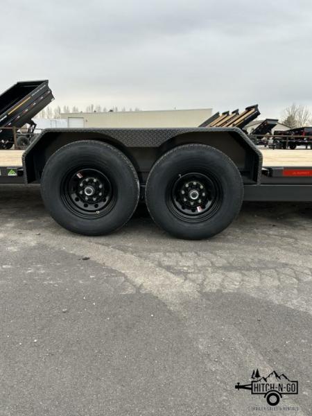 New 2025 Summit Denali Pro 7x22 16/6 14k Split Deck Tilt Equipment Trailer