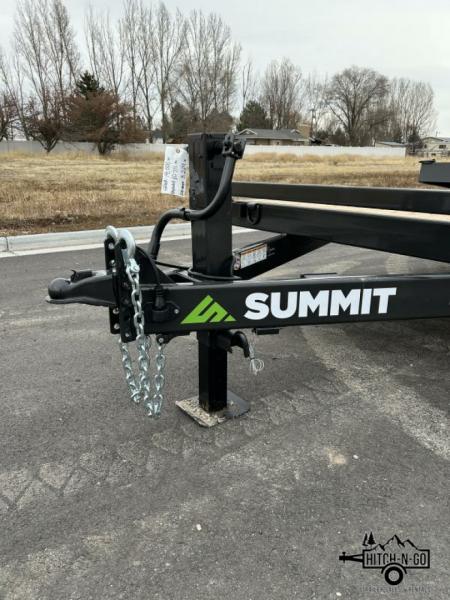 New 2025 Summit Denali Pro 7x22 16/6 14k Split Deck Tilt Equipment Trailer