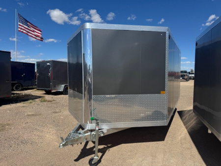 New 2026 Triton Trailers Snowmobile Trailer TC128 3.0_ 8X12 ENCLOSED w/spare