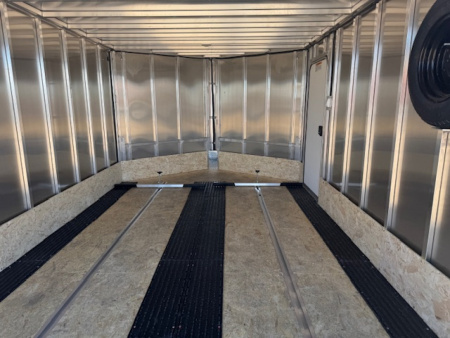 New 2026 Triton Trailers Snowmobile Trailer TC128 3.0_ 8X12 ENCLOSED w/spare