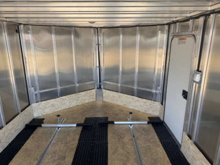 New 2026 Triton Trailers Snowmobile Trailer TC128 3.0_ 8X12 ENCLOSED w/spare
