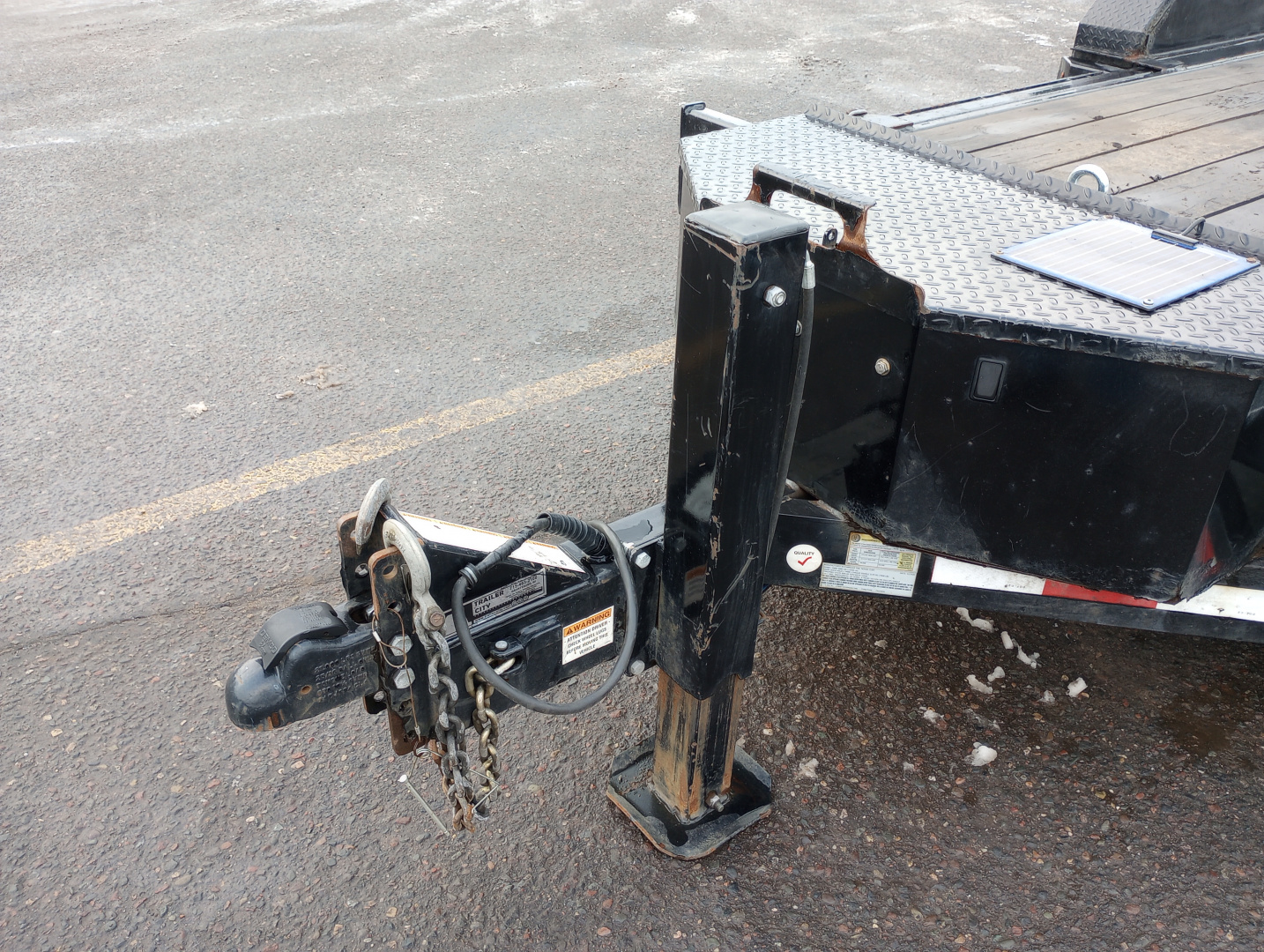 Used 2021 Midsota TB-18 Tilt Trailer-Full Power Tilt