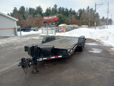 Used 2021 Midsota TB-18 Tilt Trailer-Full Power Tilt