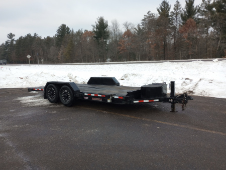 Used 2021 Midsota TB-18 Tilt Trailer-Full Power Tilt
