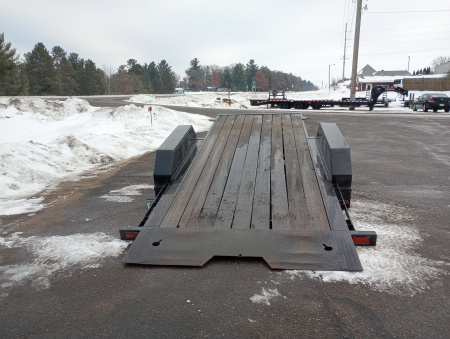 Used 2021 Midsota TB-18 Tilt Trailer-Full Power Tilt