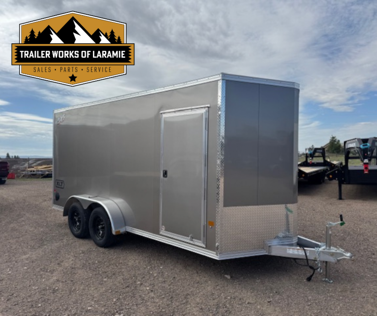 New 2026 Triton Trailers NXT 7X14 XLT Cargo / Enclosed Trailer- Pewter