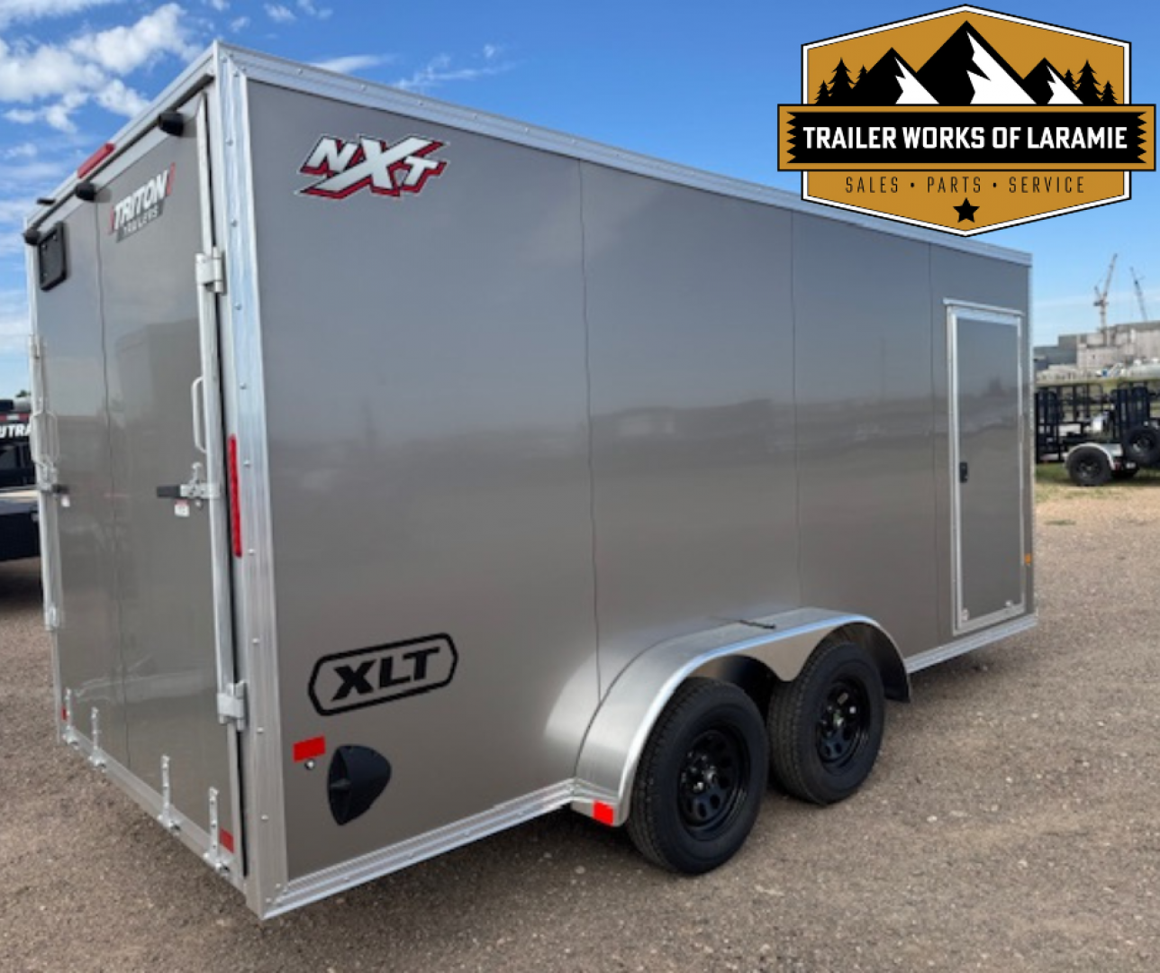 New 2026 Triton Trailers NXT 7X14 XLT Cargo / Enclosed Trailer- Pewter