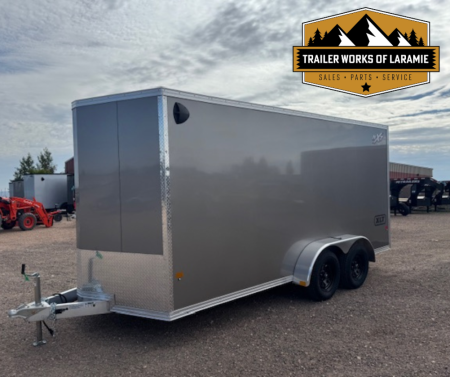 New 2026 Triton Trailers NXT 7X14 XLT Cargo / Enclosed Trailer- Pewter