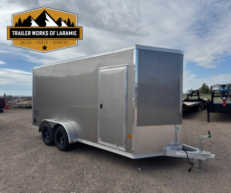 New 2026 Triton Trailers NXT 7X14 XLT Cargo / Enclosed Trailer- Pewter