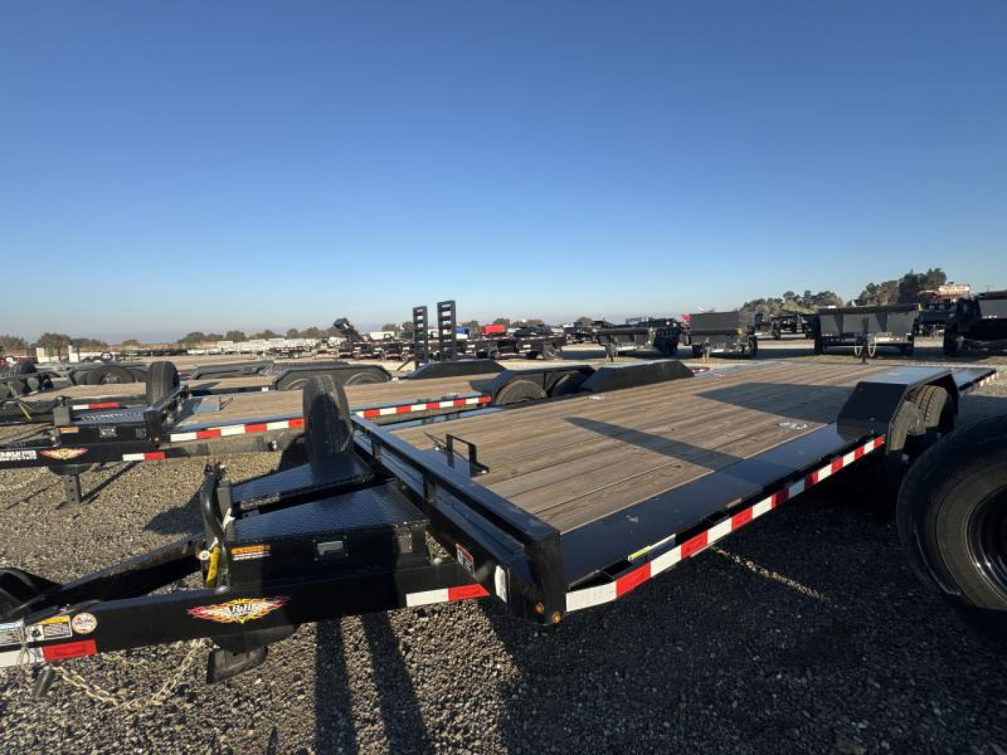 New 2024 H&H Trailers 82x22 Electric Tilt Speed Loader Car Hauler Trailer 14K Car Hauler