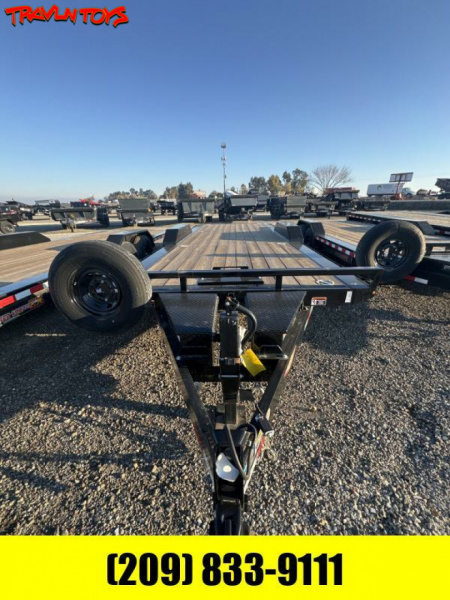 New 2024 H&H Trailers 82x22 Electric Tilt Speed Loader Car Hauler Trailer 14K Car Hauler