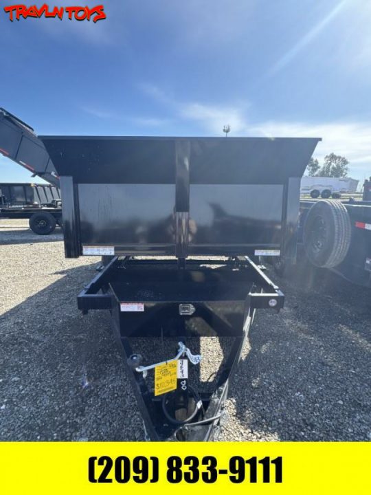 New 2025 Sure-Trac 6 x 12 SD Low Profile Dump Trailer  10K Single Ram