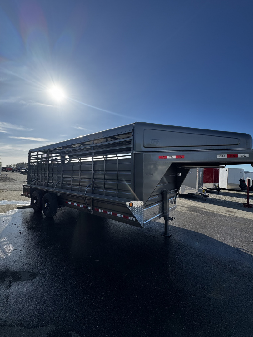 New 2026 GR Trailers STOCK-GN T7164 Stock / Stock Combo Trailer