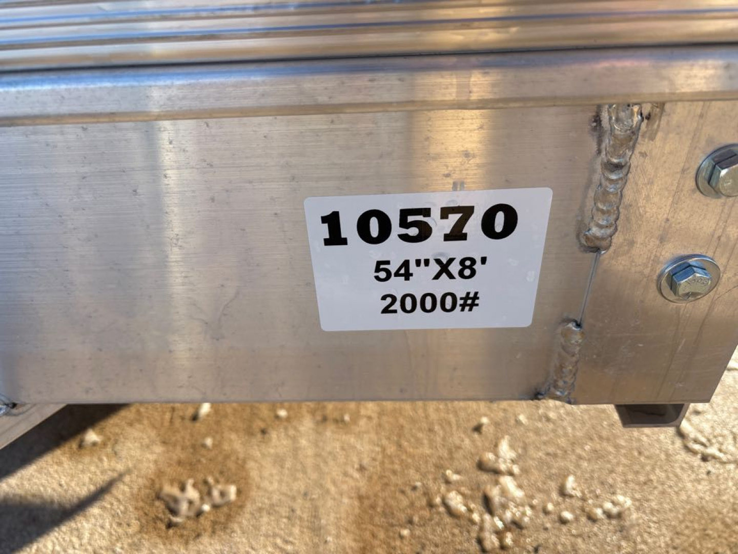 New 2027 Aluma 548ESA-S-TG Utility Trailer