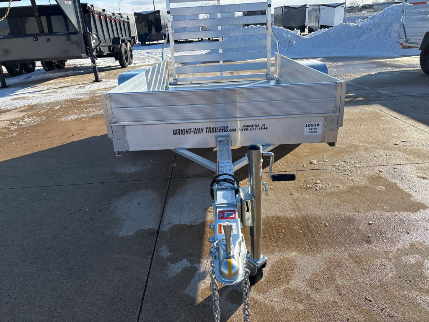 New 2027 Aluma 548ESA-S-TG Utility Trailer