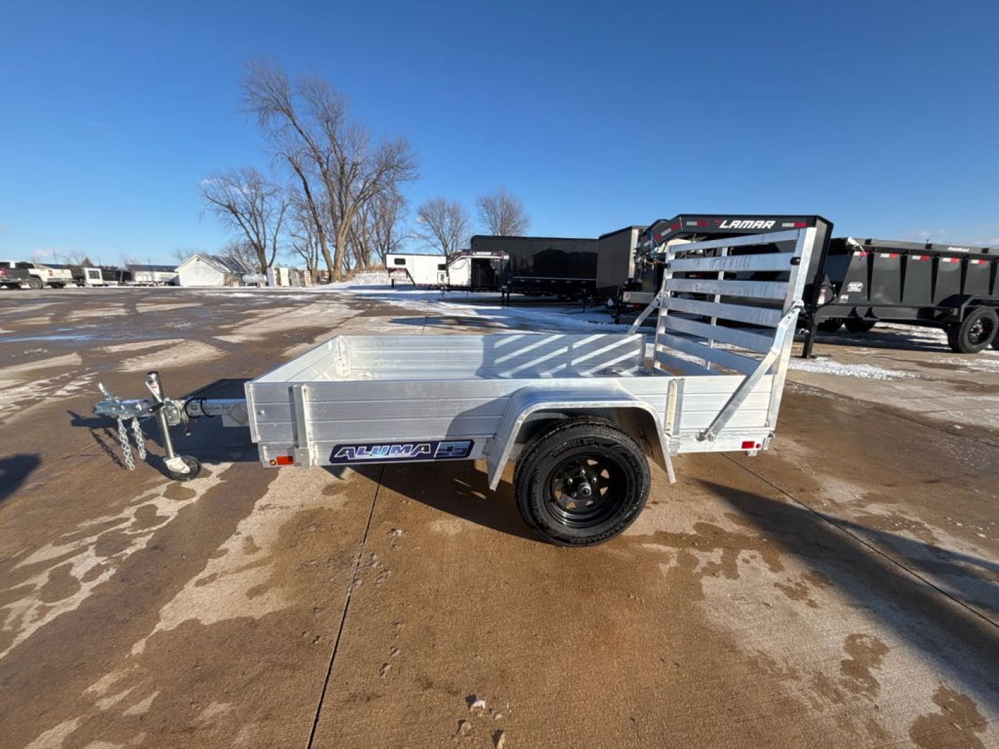New 2027 Aluma 548ESA-S-TG Utility Trailer