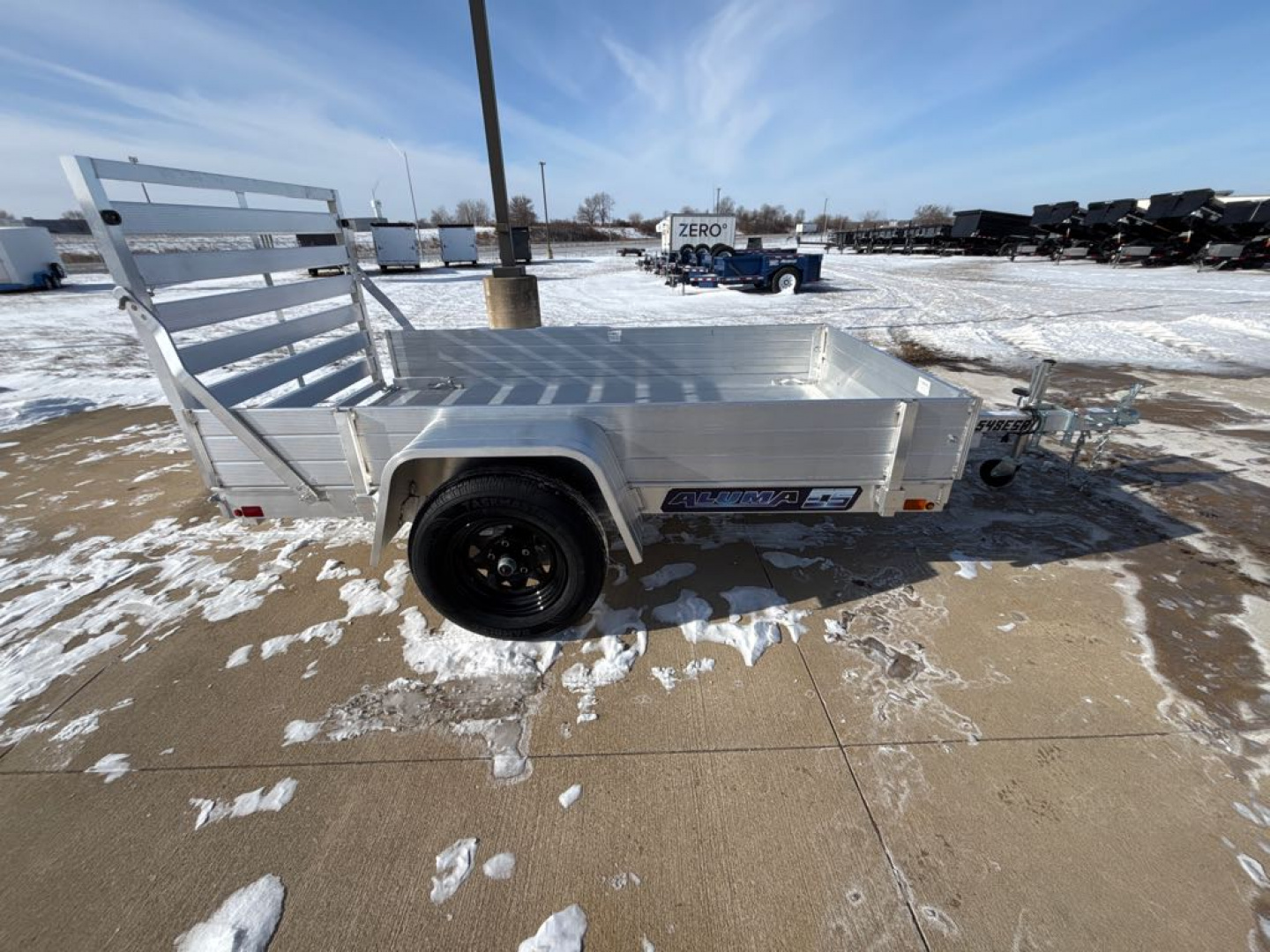 New 2027 Aluma 548ESA-S-TG Utility Trailer