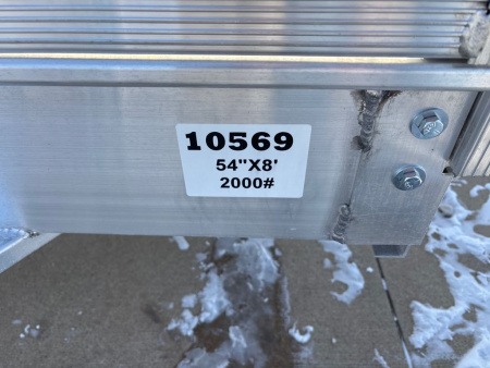 New 2027 Aluma 548ESA-S-TG Utility Trailer