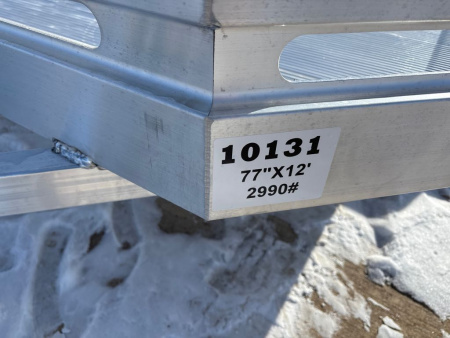 New 2027 Aluma 7712H-S-TG Utility Trailer